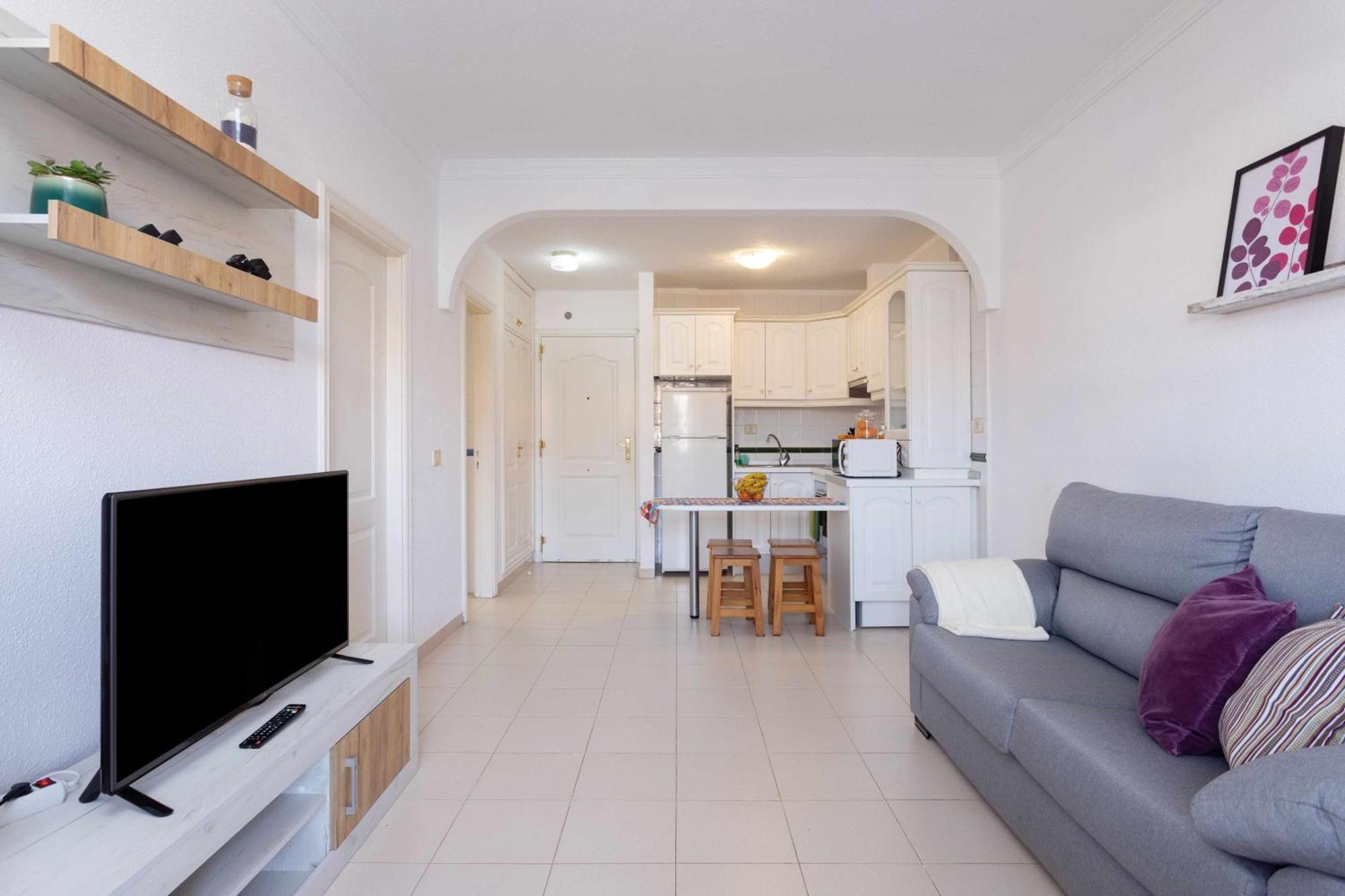 Agradable Piso Con Piscina & Playa Terraza Y Wifi * Costa Del Silencio