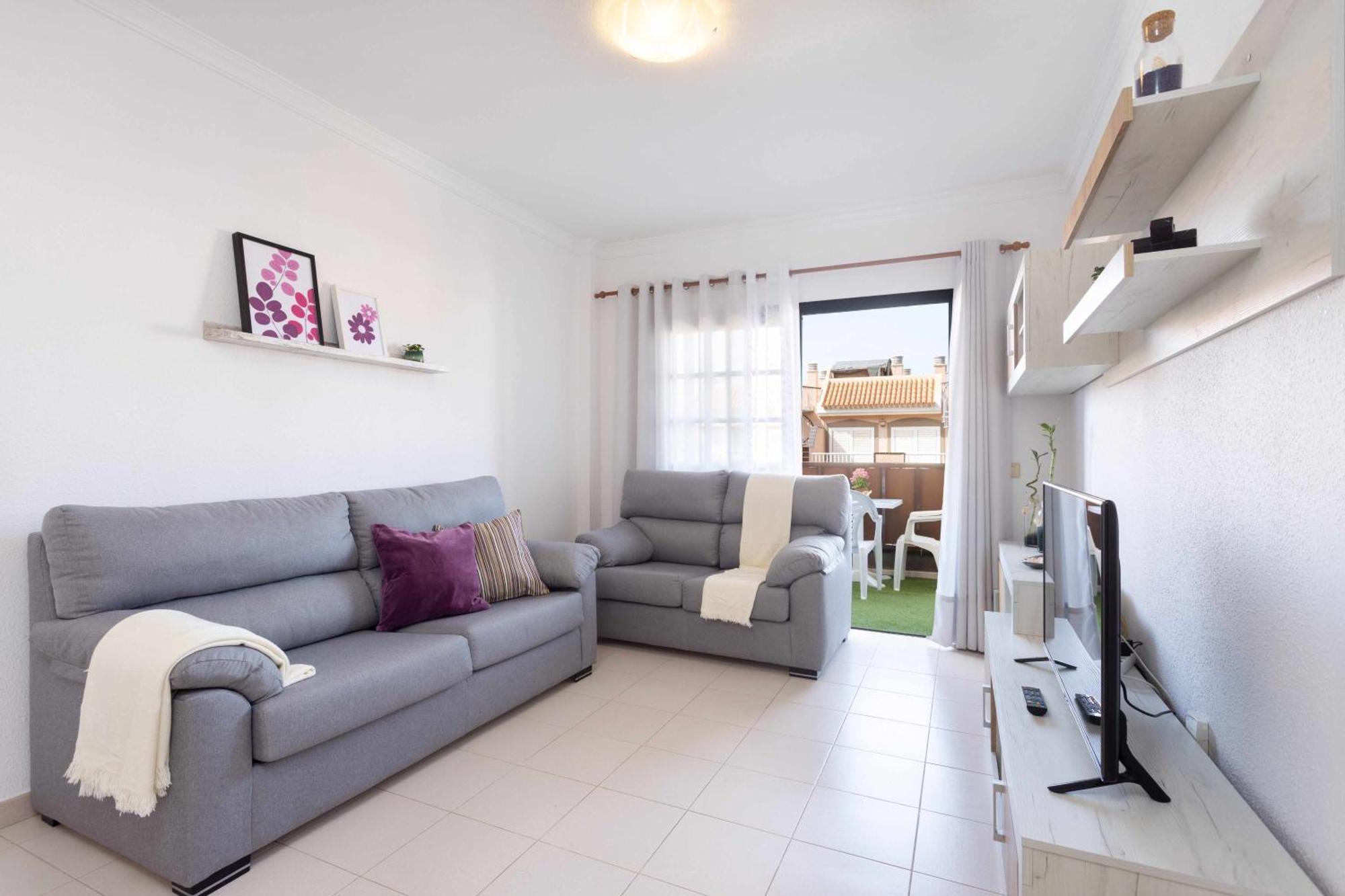 Agradable Piso Con Piscina & Playa Terraza Y Wifi